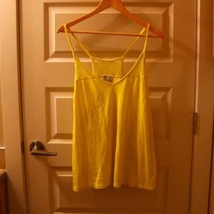 Crochet Yellow Tank Top